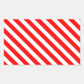 Stickers Sucre de canne rouge et blanc (Devant)