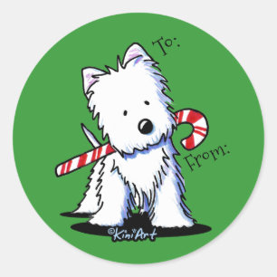 Stickers Sucre de canne Westie