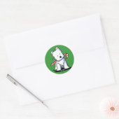 Stickers Sucre de canne Westie (Enveloppe)