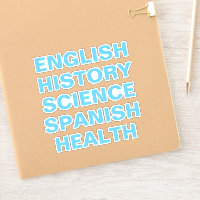 Stickers Sujet de l'école, esthétique
