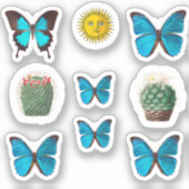 Stickers Sun Succulents pour le dos de IPhone (Recto)