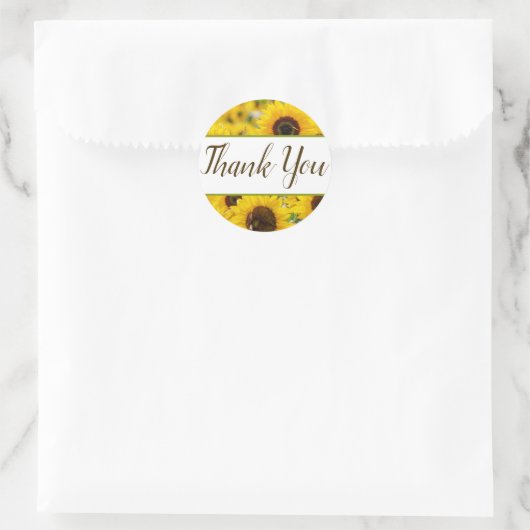 Stickers Sunflower Favor (Sac)