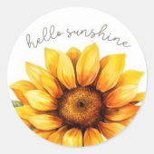 Stickers Sunflower "Hello Sunshine" (Devant)