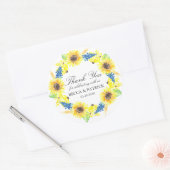 Stickers Sunflower Summer Wedding (Enveloppe)