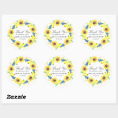 Stickers Sunflower Summer Wedding (Feuille)