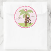 Stickers Sunny Safari Singe/Topers Cupcake (Sac)