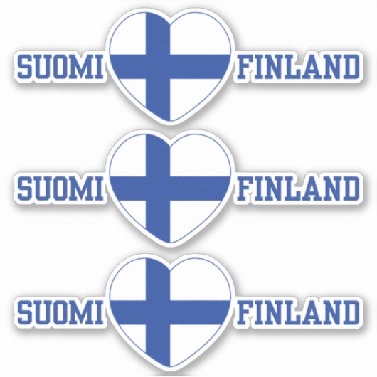 stickers SUOMI FINLAND (Devant)