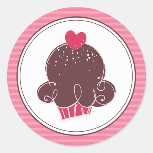 Stickers Super Cute Cupcake (Devant)