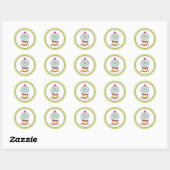 Stickers Super Cute Cupcake (Feuille)