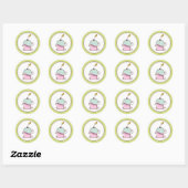 Stickers Super Cute Cupcake (Feuille)