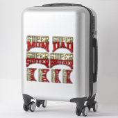 Stickers - SUPER Family (Sur valise)