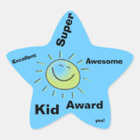 Stickers Super Kid Award