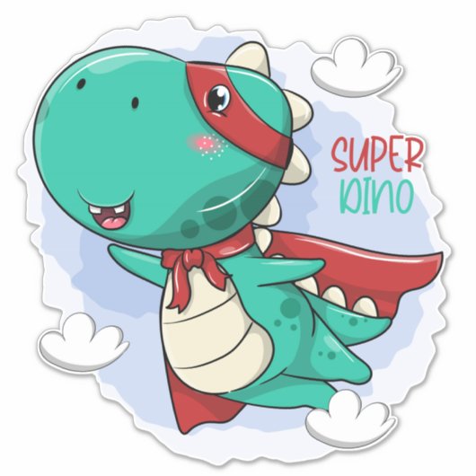 Stickers Superdino Dinosaure (Devant)