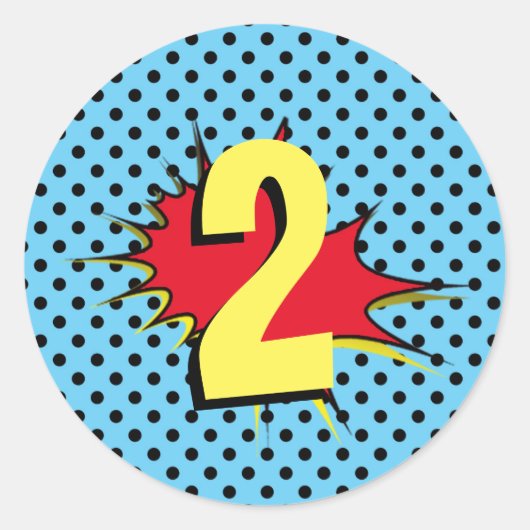 Stickers Superhero (Devant)