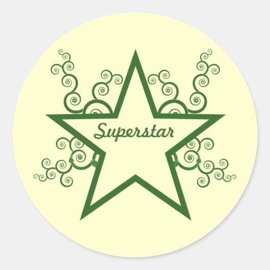 Stickers Superstar Swils, Green Forest (Devant)