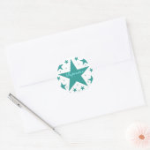Stickers Superstar, Turquoise (Enveloppe)