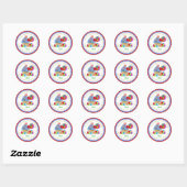 Stickers Sweet Candy Land Cupcake Lollipop (Feuille)
