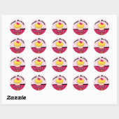 Stickers sweet sixteen Cupcake Anniversaire ! (Feuille)
