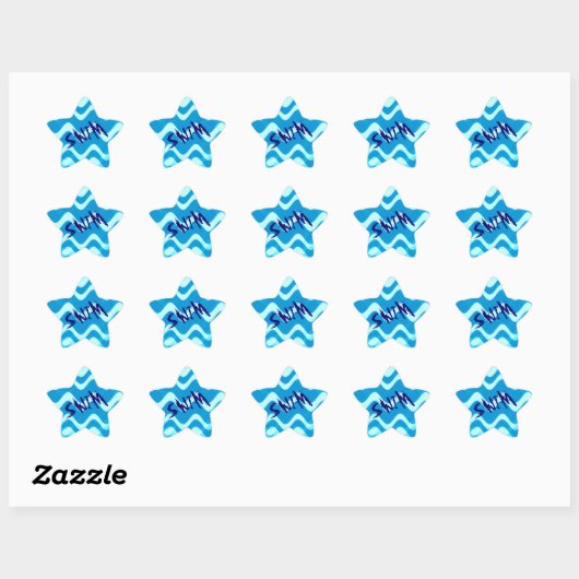 Stickers SWIM (Feuille)