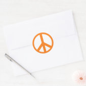 Stickers Symbole de Paix Orange (Enveloppe)