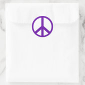 Stickers Symbole de paix violet profond (Sac)