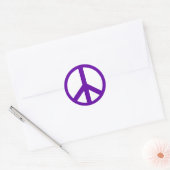 Stickers Symbole de paix violet profond (Enveloppe)