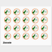 Stickers T-rex Dinosaur Trois Rex Party Faveur (Feuille)
