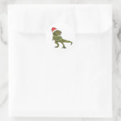 Stickers T-Rex Père Noël Dinosaure de Noël de Noël (Sac)