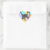 Stickers Tabby Cat Mint Cute cats animaux ensemble (Sac)