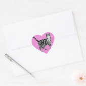 Stickers Tabby Cat Pink Cute chats animaux Ensembl (Enveloppe)