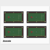 Stickers table Snooker (Feuille)