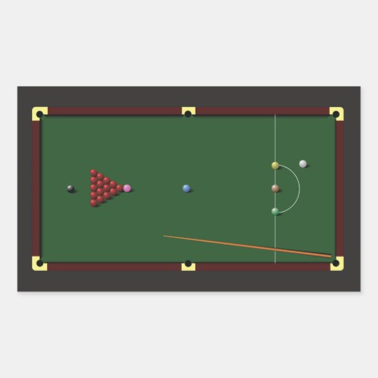 Stickers table Snooker (Devant)