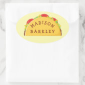 Stickers Taco Cute Kids Enveloppe Sceau (Sac)