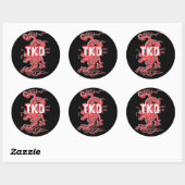 Stickers Tae Kwon Do Dragon (Feuille)
