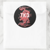 Stickers Tae Kwon Do Dragon (Sac)
