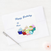 Stickers Tag Birday Cupcake (Enveloppe)