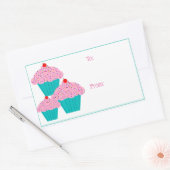 Stickers Tag Birday Cupcakes (Enveloppe)