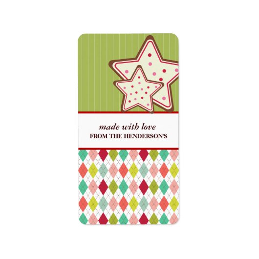 Stickers Tag de bonbons maison (Devant)
