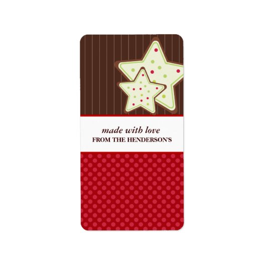 Stickers Tag de bonbons maison (Devant)