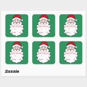 Stickers Tag de Noël Père Noël (Feuille)