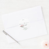 Stickers Tag de Noël Rouge et Vert (Enveloppe)