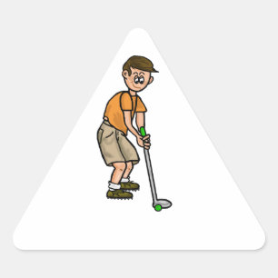 Stickers Tag de nom de Golfer masculin