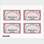 Stickers Tag de Père Noël (Feuille)