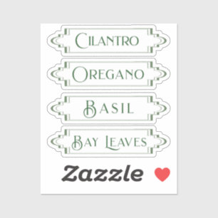 Stickers Tag d'Herbe Italienne Fadeproof et imperm