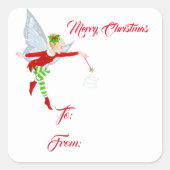 Stickers Tag Fairy Christmas (Devant)
