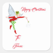 Stickers Tag Fairy Christmas (Devant)