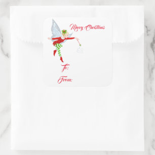 Stickers Tag Fairy Christmas