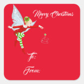 Stickers Tag Fairy Christmas (Devant)
