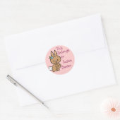 Stickers Tag Nom du lapin mignon (Enveloppe)
