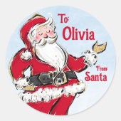 Stickers Tag père Noël Christmas de Père Noël (Devant)